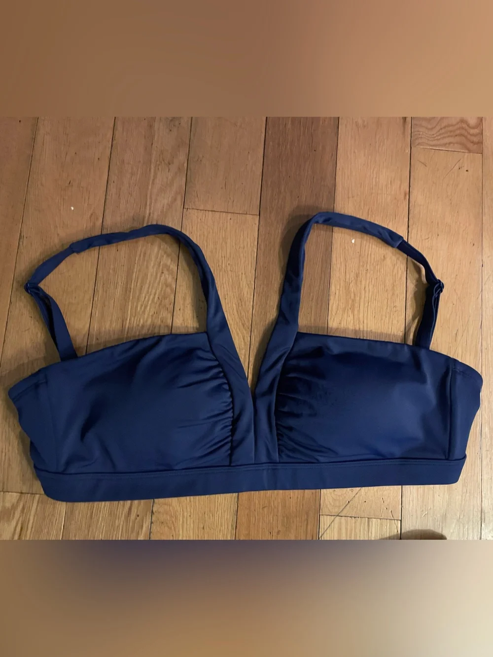 Boden Corsica Navy Blue V-neck Bikini Top size 10 & Bottom is size 12